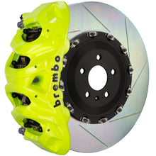 Load image into Gallery viewer, Brembo 12-18 G63 AMG/G65 AMG Front GT BBK 8 Piston Cast 412x38 2pc Rotor Slotted Type1-Fluo. Yellow