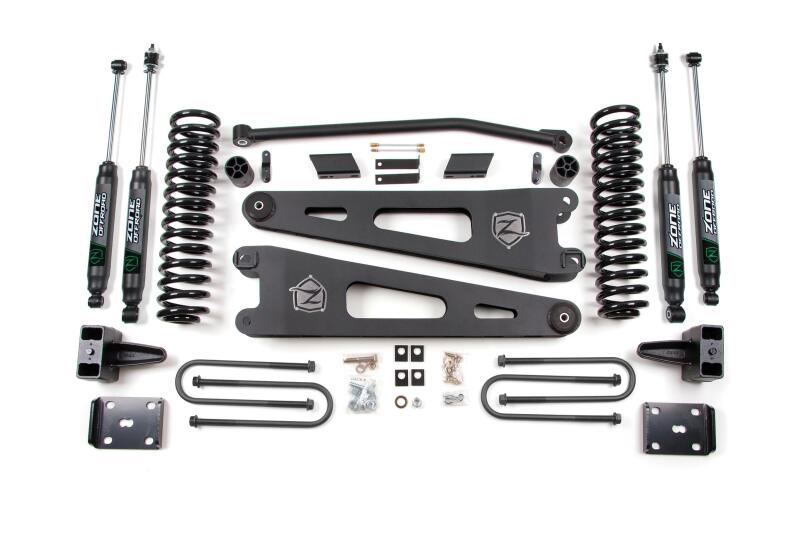 Zone Offroad 11 F SD 4in Radius Arm System - Diesel w/ovrld