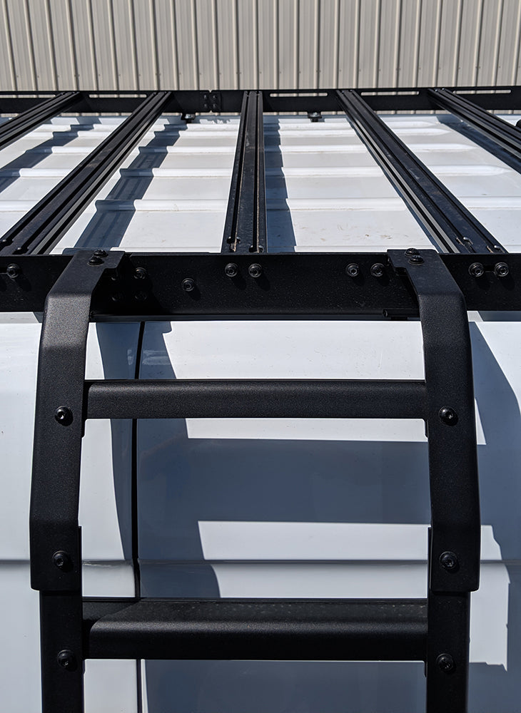 Sprinter Van 144 Prinsu Roof Rack Cutout for 50 Inch Light Bars Factory Installed Track System Kit