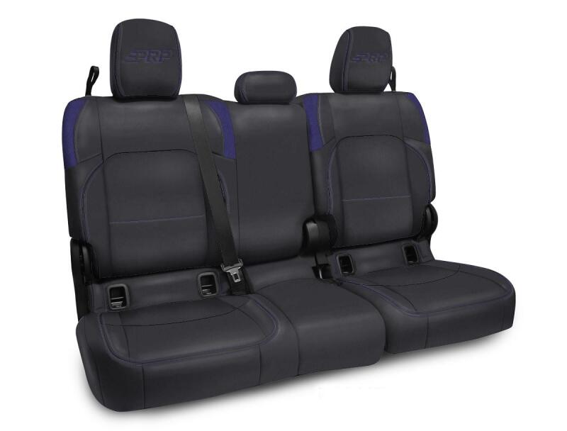 PRP Jeep Wrangler JT Rear Bench Covers - with no Armrest - Black/Purple