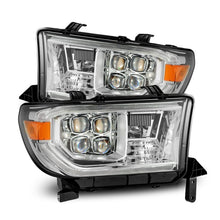 Load image into Gallery viewer, AlphaRex 07-13 Toyota Tundra / 08-17 Sequoia NOVA LED Proj HL Chrome w/Actv Light Seq. Sig + DRL