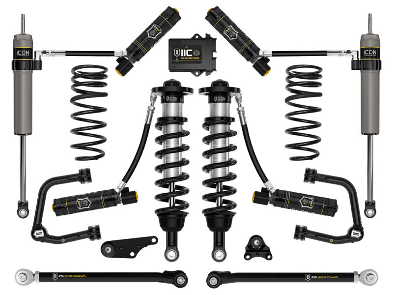 ICON 24 Tacoma 1.25-3in Stage 10 Suspension System Tubular With Triple Rate Spring