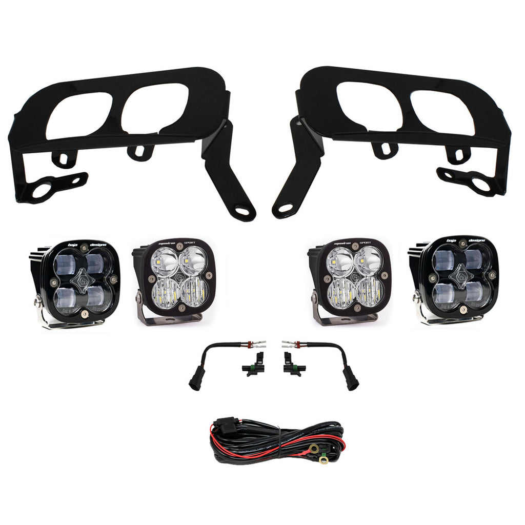 Silverado 1500 Fog Pocket Kit 14-15 FPK, SAE Clear W/C & Sport D/C Baja Designs-447530