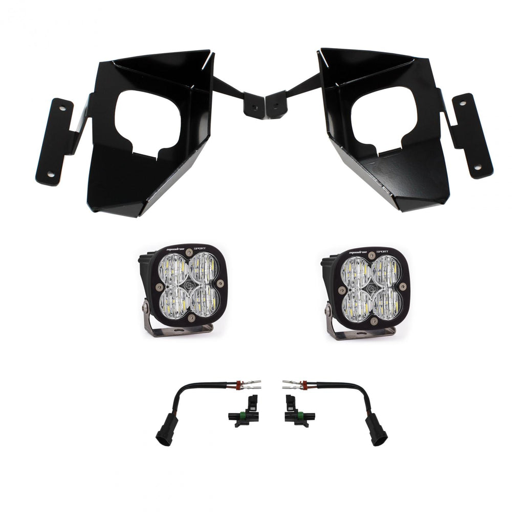 Silverado 16-18 Fog Pocket Kit Squadron Sport W/C Baja Designs-447536