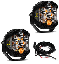 Load image into Gallery viewer, Jeep JL/JT Rubicon Steel Bumper LED Light Kit LP6 Baja Designs