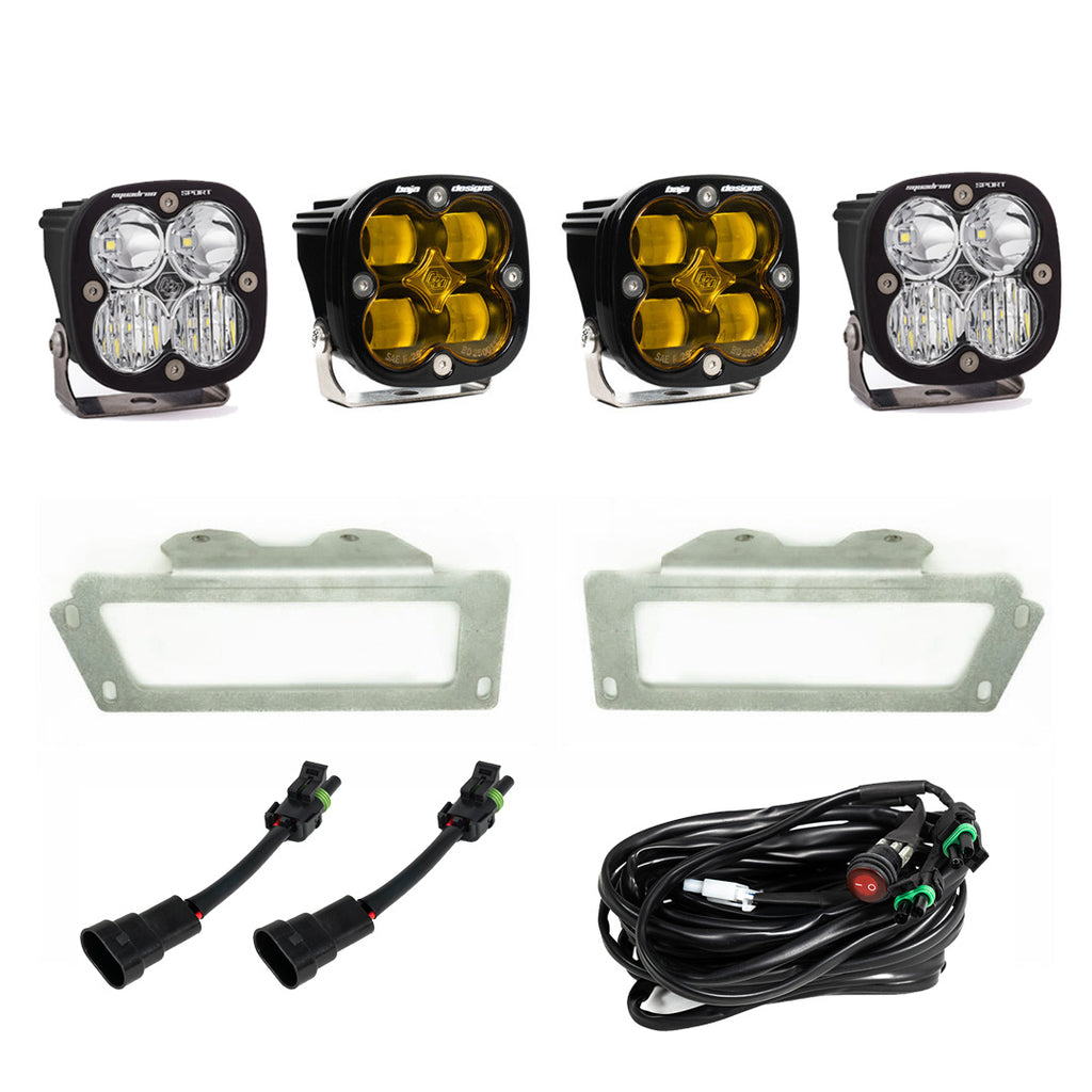 Ram 2500/3500 Fog Lights SAE Fog Pocket Kit Baja Amber FPK 10-18 RAM 1500 09-12 Ram 2500/3500 Baja Designs-447719
