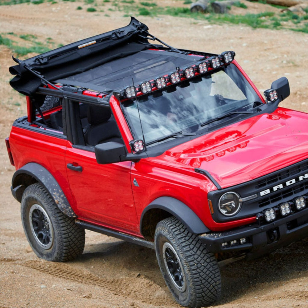 Bronco Roof Light Bar Kit 21-Up Ford Bronco 8 XL Linkable w/Upfitter Baja Designs