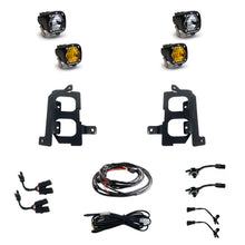 Load image into Gallery viewer, GMC 2500/3500 (20-On) Clear Spot/Baja Amber W/C Fog Pocket Kit Baja Designs-447849