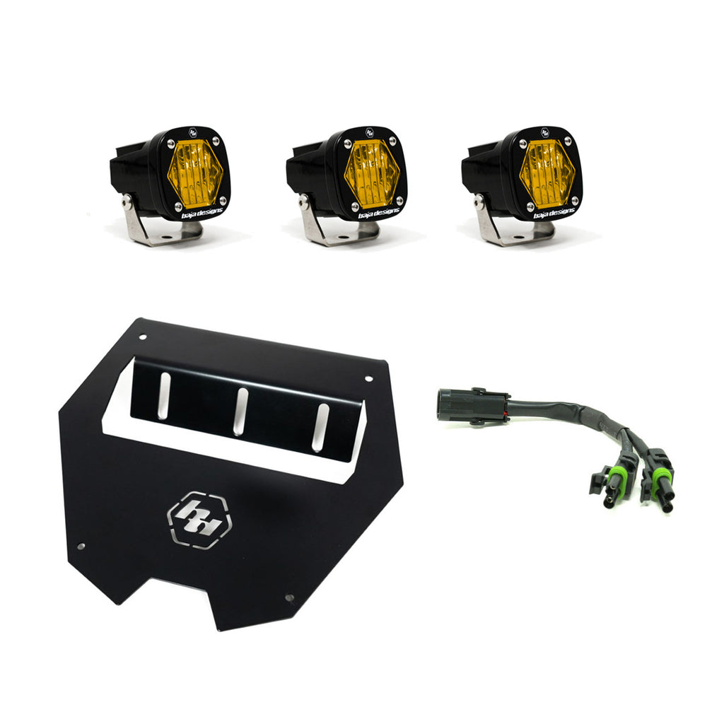 Polaris 2022 RZR Pro R S1 Lower Fascia Light Kit Baja Designs-448099
