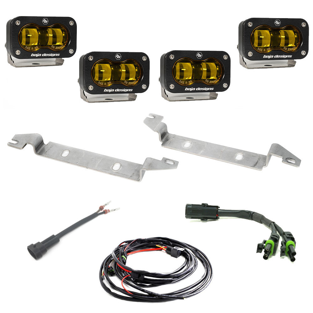 2023-On Toyota Sequoia S2 SAE Baja Amber OEM FPK Replacement Kit Baja Designs-448168