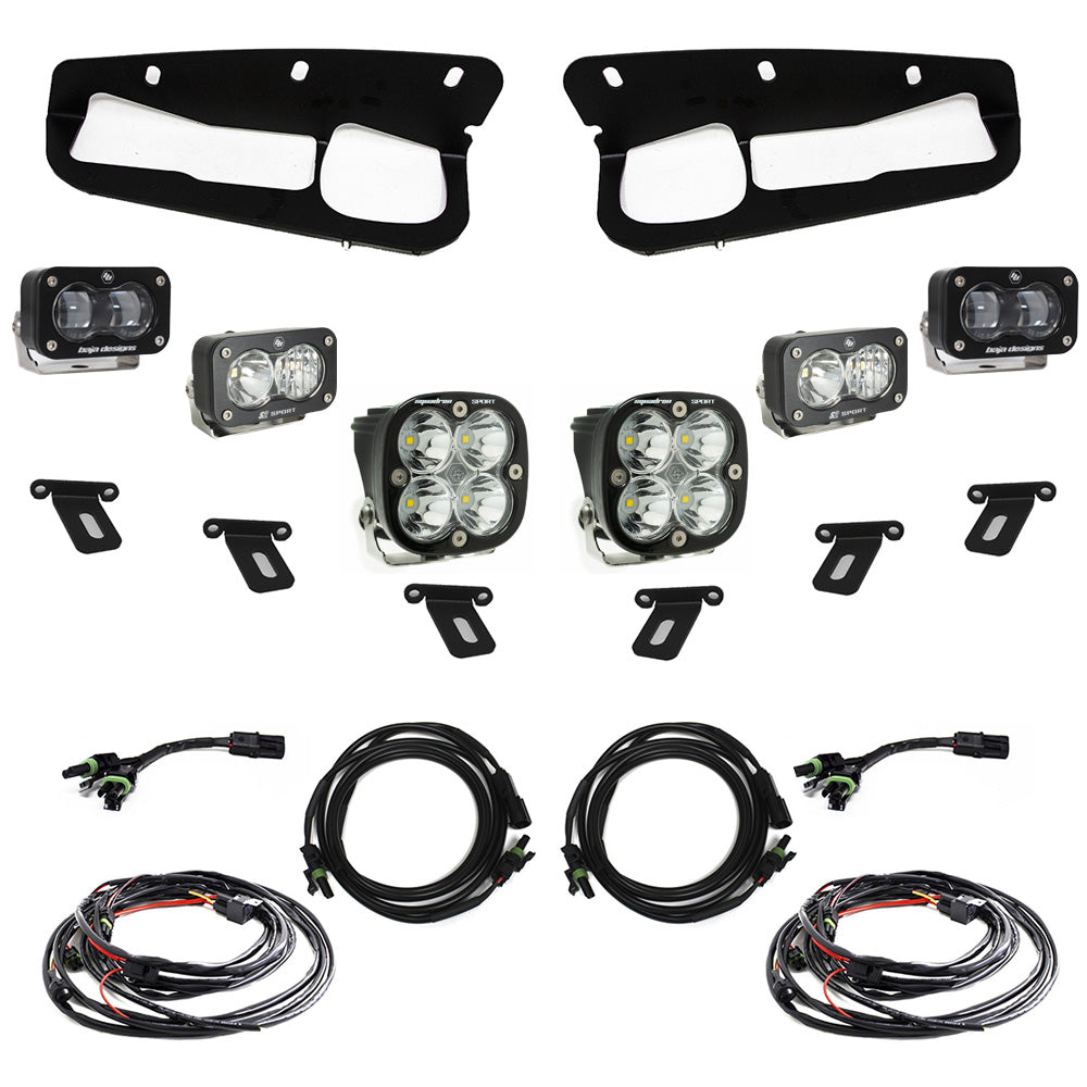 Ford Bronco (21-Present) S2 SAE FPK Sportsmen Steel Bumper Baja Designs