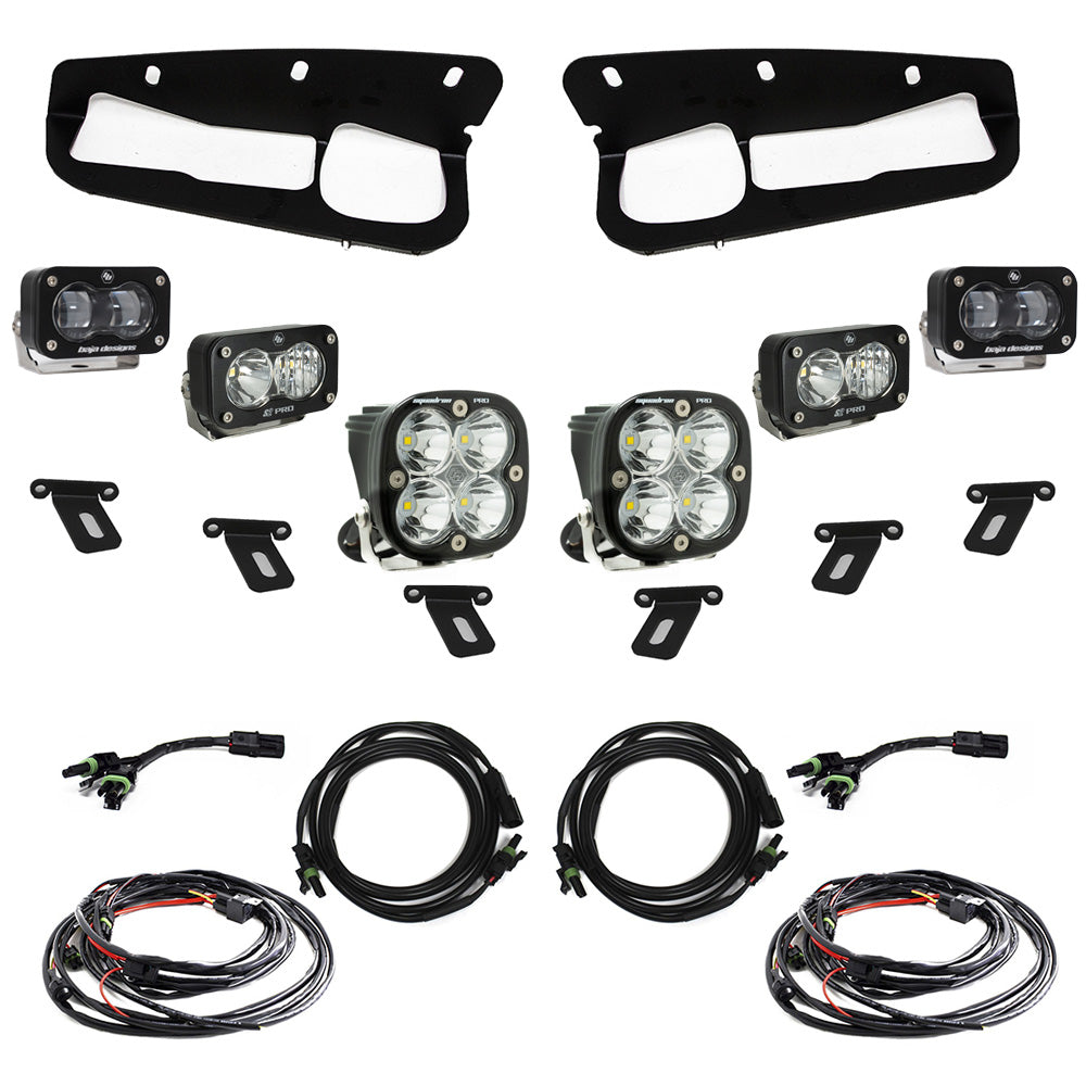 Ford Bronco (21-Present) S2 SAE FPK Pro Steel Bumper Baja Designs