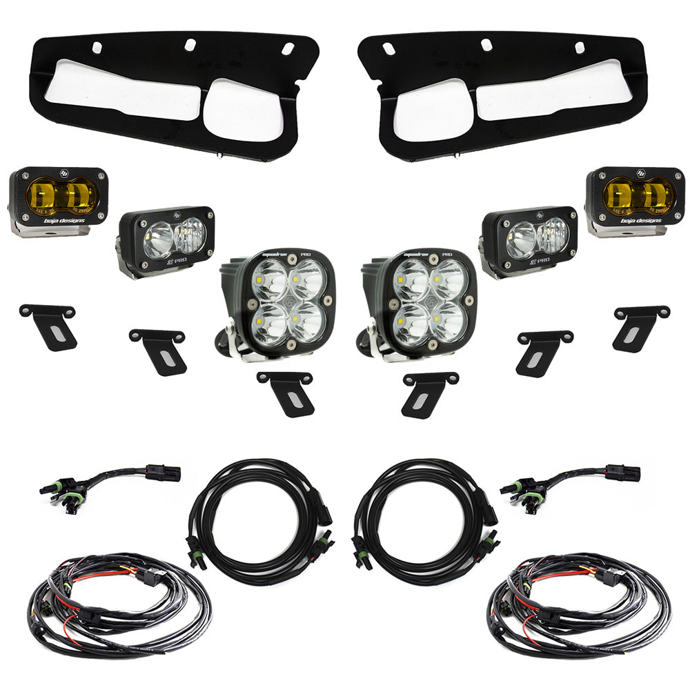Ford Bronco (21-Present) S2 SAE Baja Amber FPK Pro for OEM Steel Bumper Baja Designs-448179