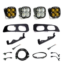 Load image into Gallery viewer, Squadron SAE/Sport Fog Pocket Kit 2023-On Ford F-250/350 Super Duty SAE Fog Baja Amber Upfitter Wiring-448226UP
