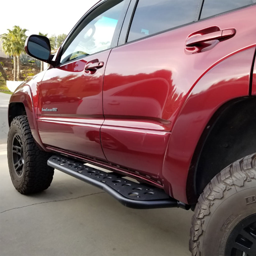 **2003-2009 TOYOTA 4RUNNER 0 DEGREE BOLT ON "STEP" ROCK SLIDERS