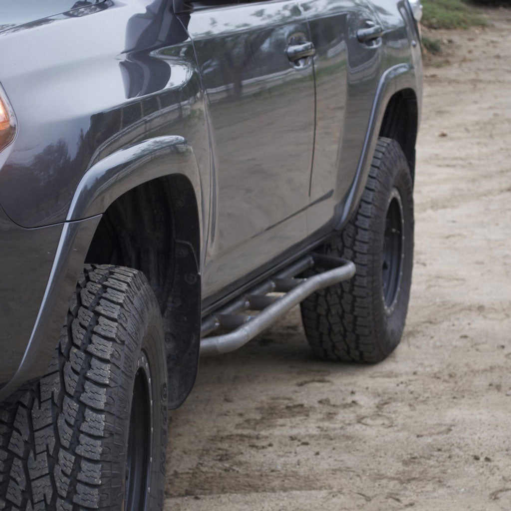 Rocker Rocker Slider 2010-2022 Toyota 4Runner 0 Degree Step Rock Sliders by Cali Raised Led ...