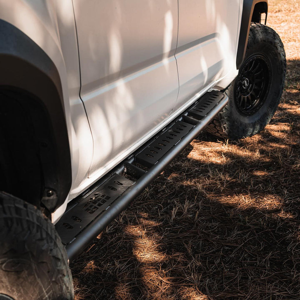 CBI Toyota Tacoma 4th Gen Overland Bolt-On Rock Sliders l Long Bed l 2024