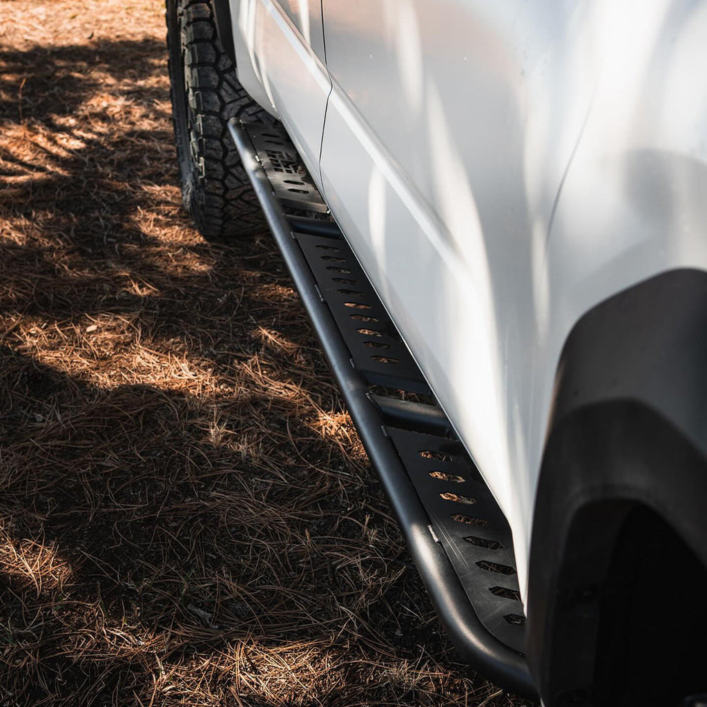 CBI Toyota Tacoma 4th Gen Overland Bolt-On Rock Sliders l Long Bed l 2024