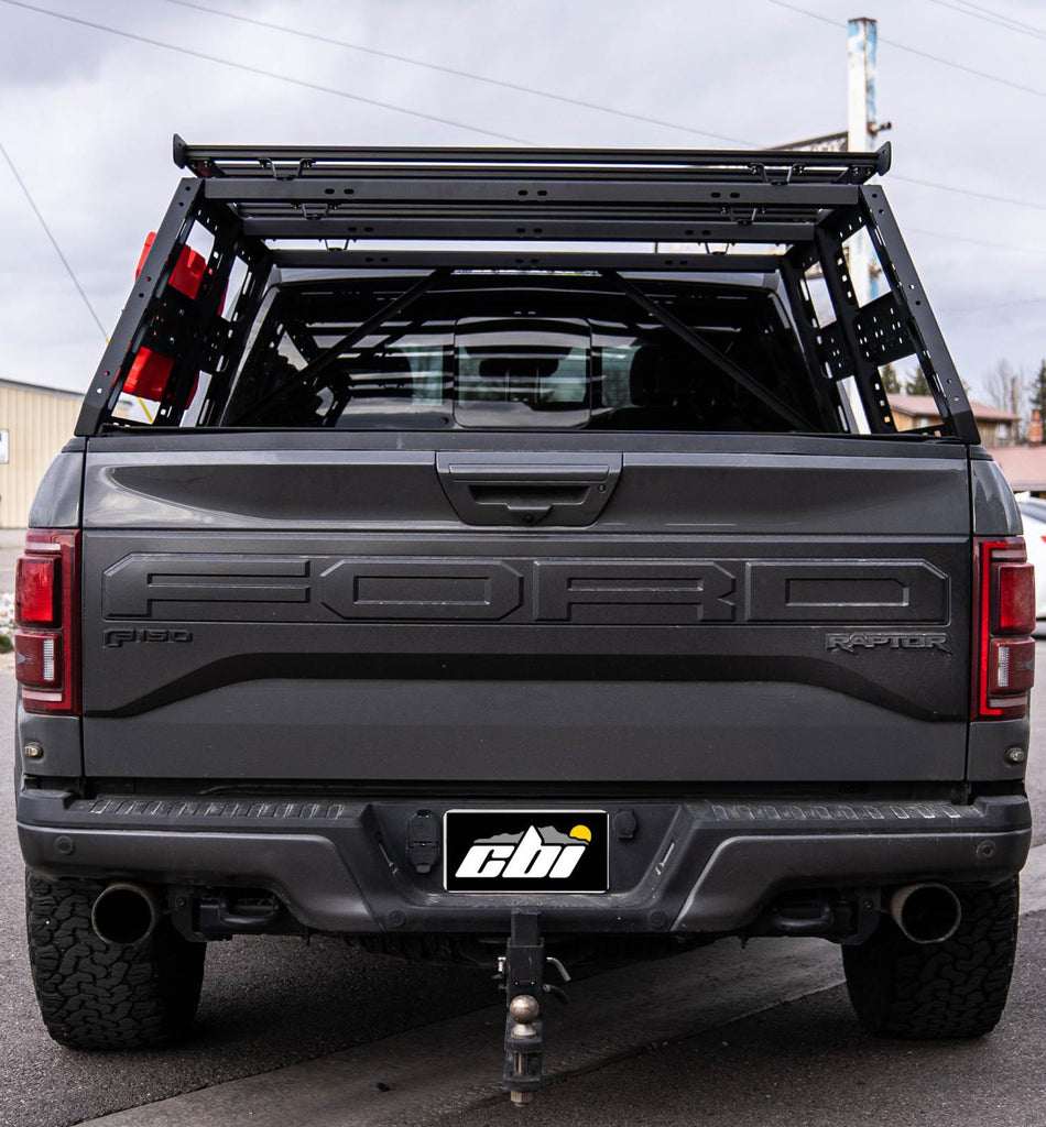 Ford Raptor/F150 Cab Height Bed Rack 5 Foot 6 Inch Bed Length 10-Pres Ford Raptor CBI Offroad
