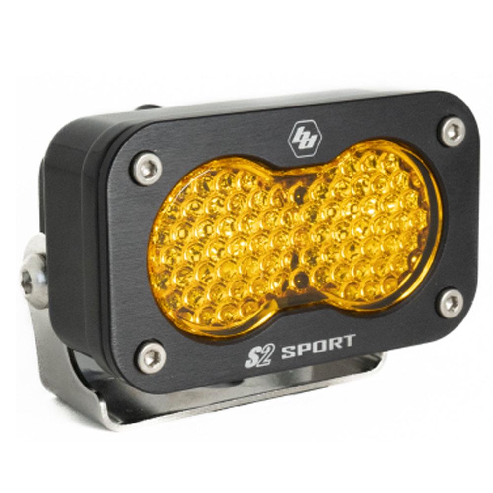 LED Work Light Baja Amber Lens Work/Scene Pattern Each S2 Sport Baja Designs-540016