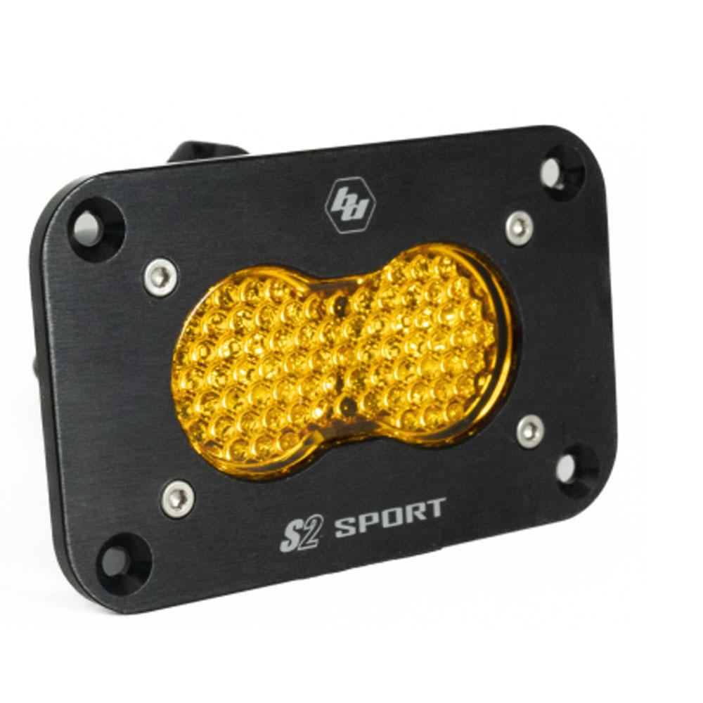 LED Work Light Baja Amber Lens Work/Scene Pattern Flush Mount Each S2 Sport Baja Designs-541016
