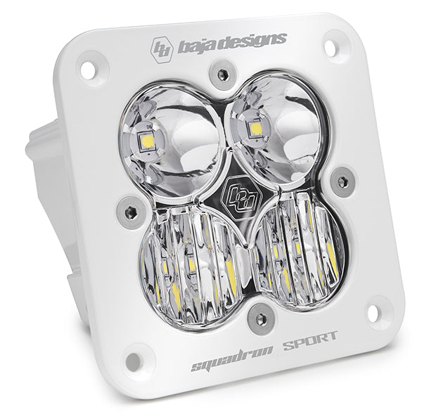 Flush Mount LED Light Pod White Squadron Sport Baja Designs