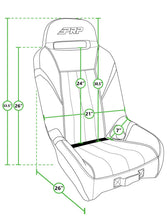 Load image into Gallery viewer, PRP GT/S.E. Suspension Seats Kit for Polaris General, RZR S 900, 900 Trail, Trail, XP 1000, Turbo, T