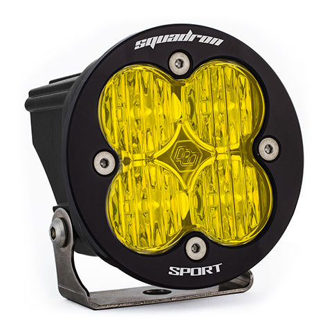 LED Light Pod Baja Amber Lens Wide Cornering Pattern Each Squadron R Sport Baja Designs-580015