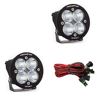 LED Light Pods Clear Lens Pair Squadron R Sport Baja Designs