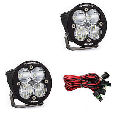 LED Light Pods Clear Lens Pair Squadron R Sport Baja Designs
