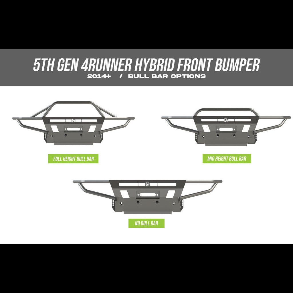 C4 Fabrication 14+ 5th Gen Toyota 4Runner Hybrid Front Bumper