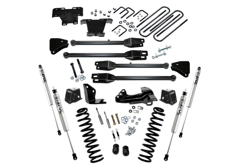 Superlift 05-07 Ford F-250 SuperDuty 4WD Diesel 4in Lift Kit w/ A 4 Link Conversion/Fox 2.0 Shocks