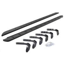 Load image into Gallery viewer, Go Rhino 99-16 Ford F-250 / F-350 Crew Cab 4DR RB10 Slim Running Boards Kit (w/Brackets) - Tex. Blk