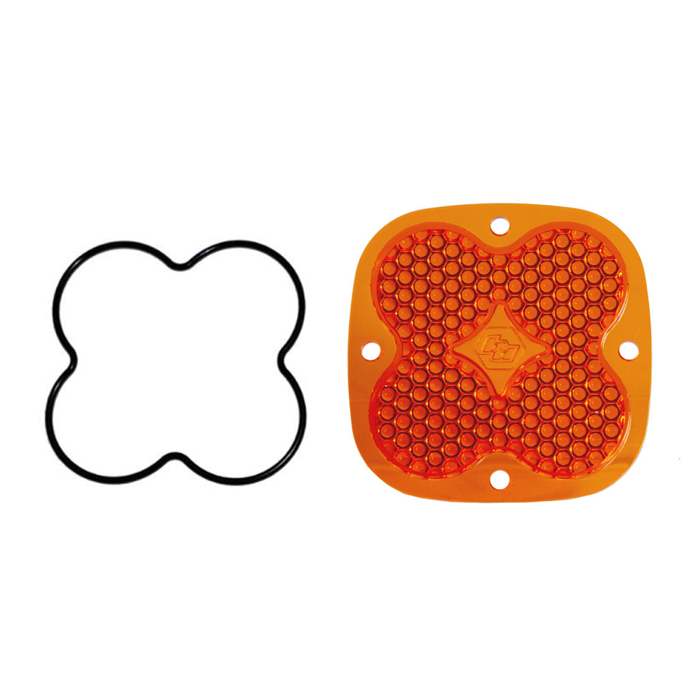 Squadron Light Pod Lens Kit Work/Scene Factory Amber Baja Designs-668420