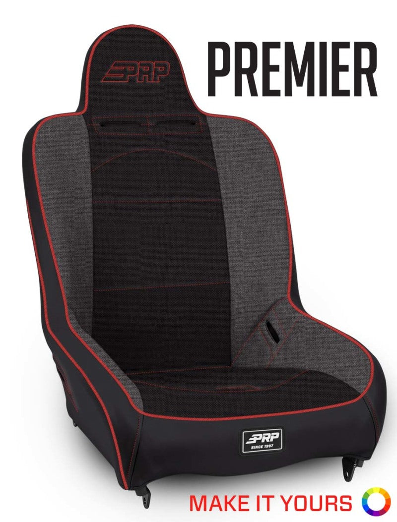 PRP Premier High Back 4 In. XT Suspension Seat – Cali Raised Offroad