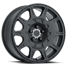 Load image into Gallery viewer, Method MR502 RALLY 17x8 +38mm Offset 5x100 67.1mm CB Matte Black Wheel