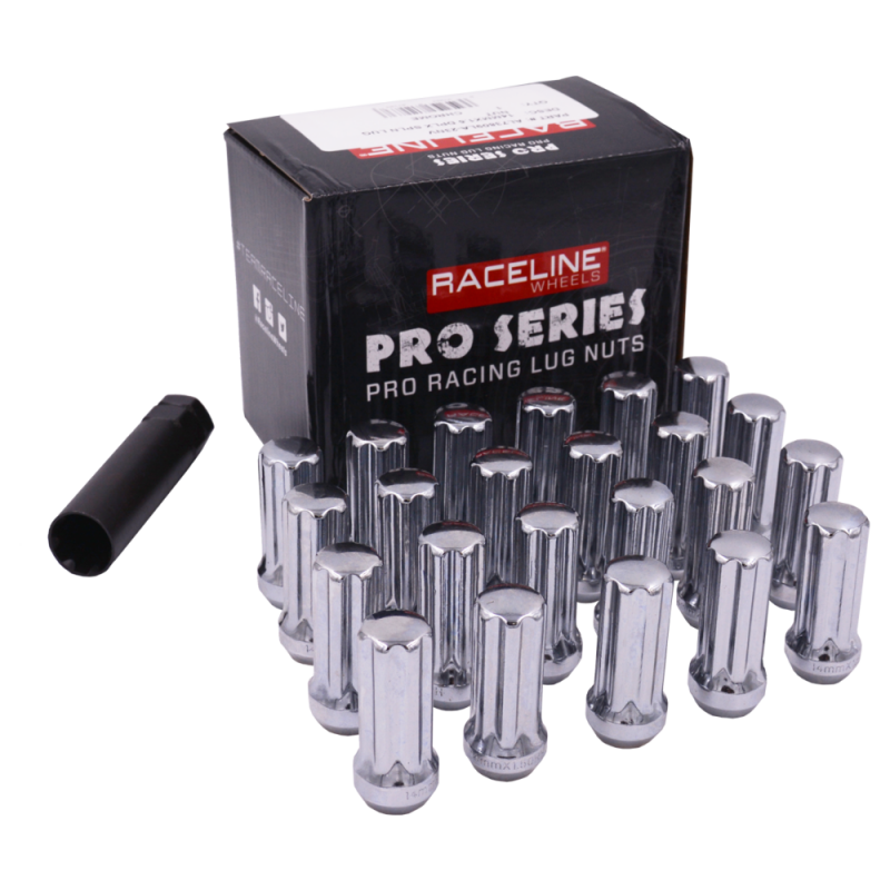 Raceline Jeep 14x1.50mm XL Spline Chrome Lug Nuts (Set of 23)