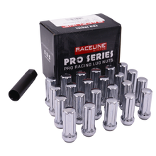 Load image into Gallery viewer, Raceline Jeep 14x1.50mm XL Spline Chrome Lug Nuts (Set of 23)