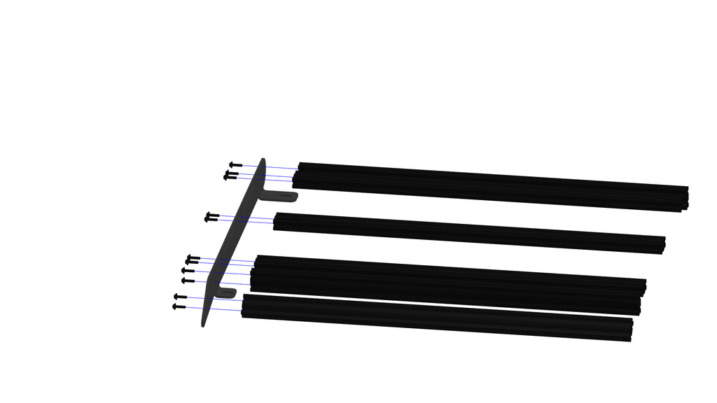 Polaris RZR XP 1000/900 4 Seat 3/4 Roof Rack Standard Prinsu