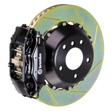Load image into Gallery viewer, Brembo 08-14 WRX STI Rear GT BBK 4 Piston Cast 345x28 2pc Rotor Slotted Type1-Black