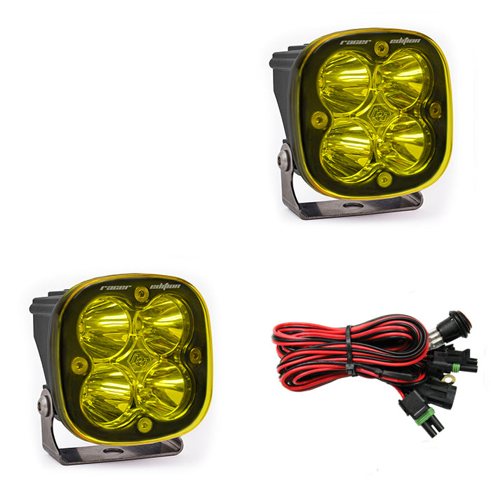 LED Light Pods Baja Amber Lens Spot Pair Squadron Racer Edition Baja Designs-727811