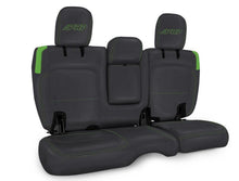 Load image into Gallery viewer, PRP Jeep Wrangler JL Rear Bench CoversU - 4 door with Armrest - Black/Green