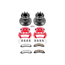 Load image into Gallery viewer, Power Stop 99-02 Ford F-350 Super Duty Front Z36 Truck &amp; Tow Kit w/Cals