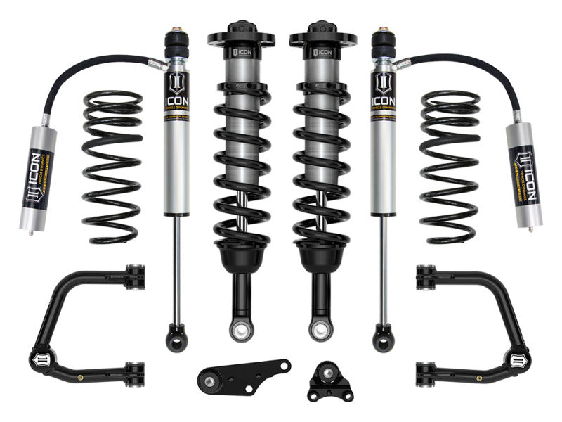 ICON 24 Tacoma 1.25-3in Stage 3 Suspension System Tubular With Triple Rate Spring