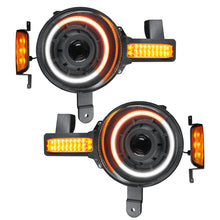 Load image into Gallery viewer, Oracle 2021+ Ford Bronco Oculus  Bi-LED Projector Headlights - Amber/White Switchback