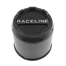 Load image into Gallery viewer, Raceline Defender Trailer cap black 4.900 hub bore