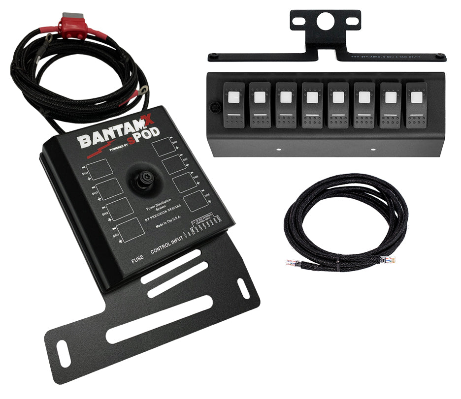BantamX w/ Amber LED Switch panel for JK 2007-2008 -