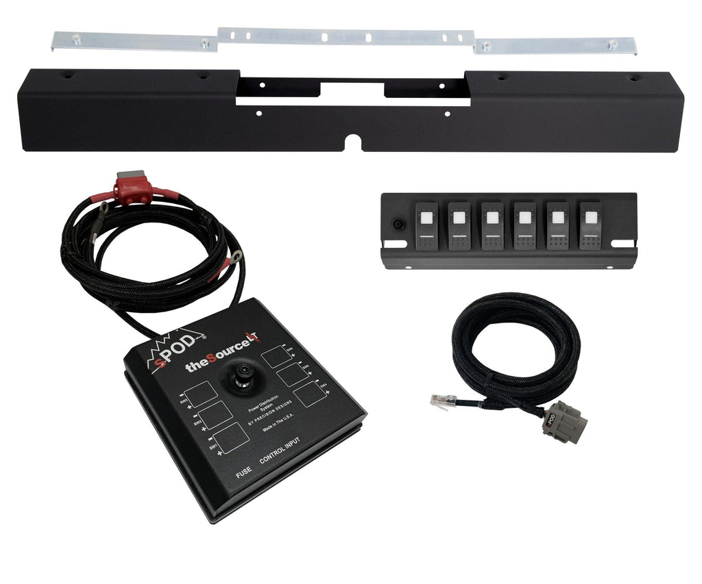 SourceLT w/ Red LED Switches for 1997-2002 TJ/LJ sPod -