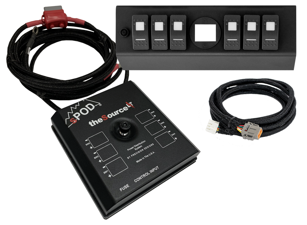 SourceLT w/ Genesis Adapter and Blue LED Switch Panel for JK 2007-2008 -