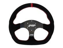 Load image into Gallery viewer, PRP Comp-R D-Shape Suede Steering Wheel - Red